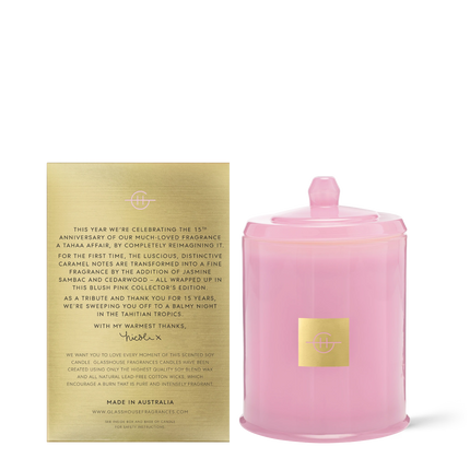 Glasshouse Candle A Tahaa Affair Devotion - Lillianna Gifts Australia
