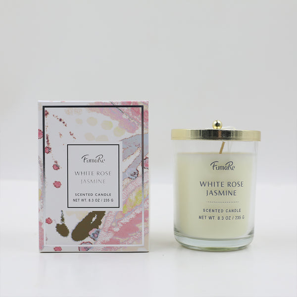 Fumare Candle White Rose Jasmine Second Version - Lillianna Gifts Australia