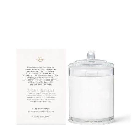 Glasshouse Candle Marseille Memoir Gardenia - Lillianna Gifts Australia