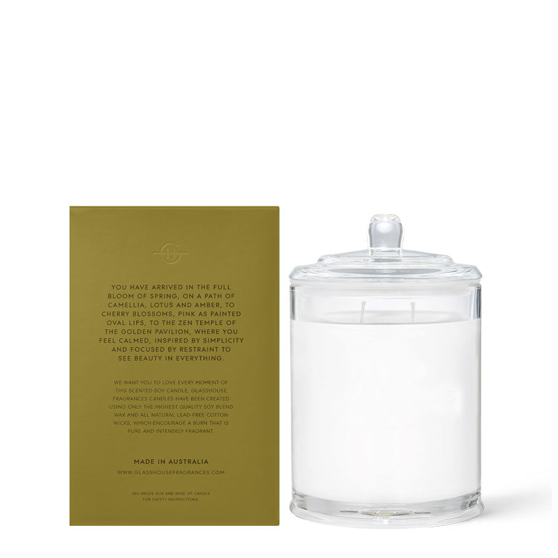 Glasshouse Candle Kyoto in Bloom - Lillianna Gifts Australia