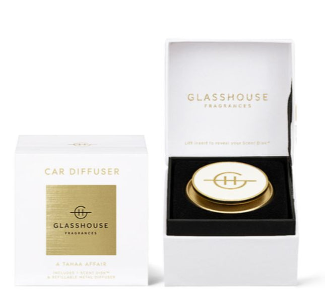 Glasshouse Car Diffuser A Tahaa Affair - Lillianna Gifts Australia