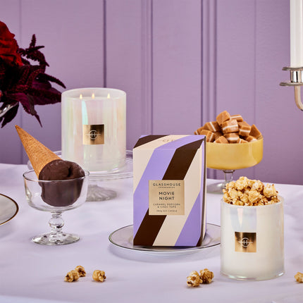 Glasshouse Candle Movie Night - Lillianna Gifts Australia