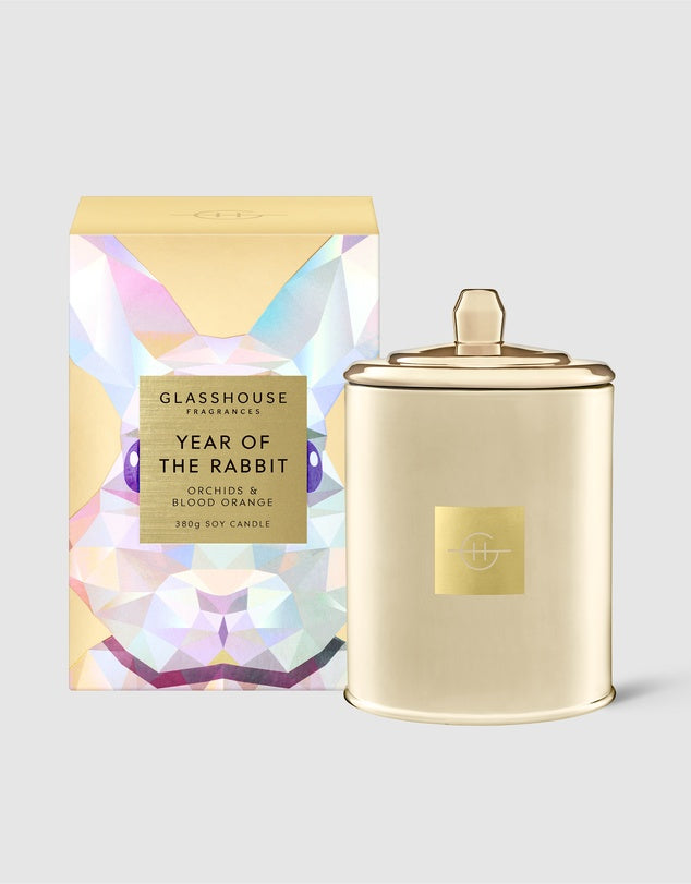 Glasshouse Candle Year of the Rabbit - Lillianna Gifts Australia
