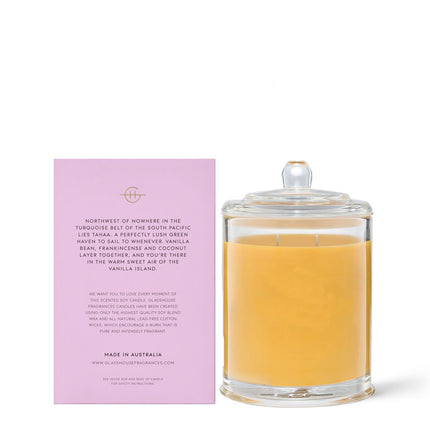 Glasshouse Candle A Tahaa Affair Vanilla Caramel - Lillianna Gifts Australia