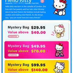 Hello Kitty Mystery Gift Box - Lillianna Gifts Australia