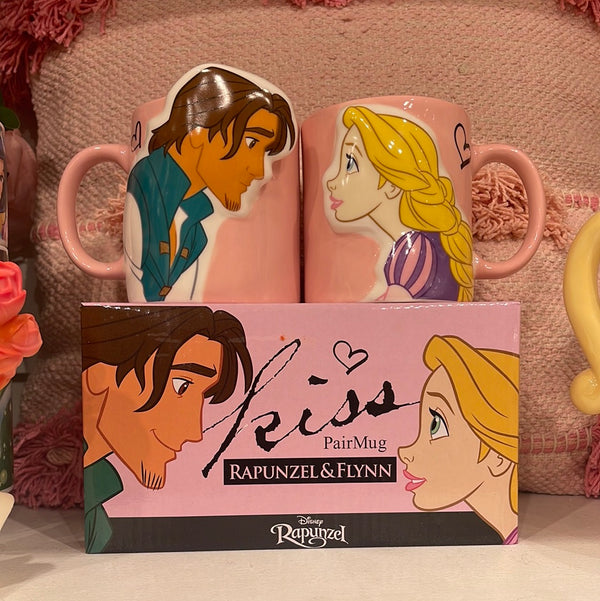 Rapunzel and Flynn Kiss Disney Pair Mug - Lillianna Gifts Australia