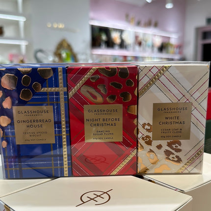 CHRISTMAS TRIO - 3 X 60G SOY CANDLE - Lillianna Gifts Australia