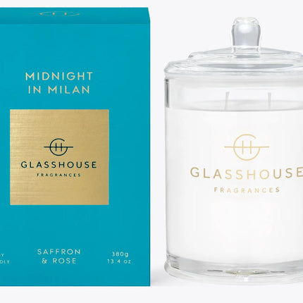 Glasshouse Candle Midnight in Milan - Lillianna Gifts Australia