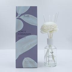 Fumare Peony and Pomegranite Flowers and Diffuser - Lillianna Gifts Australia
