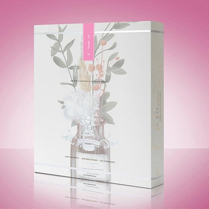 Sweet Peach and Rose Flowers and Perfume Size M - Lillianna Gifts Australia