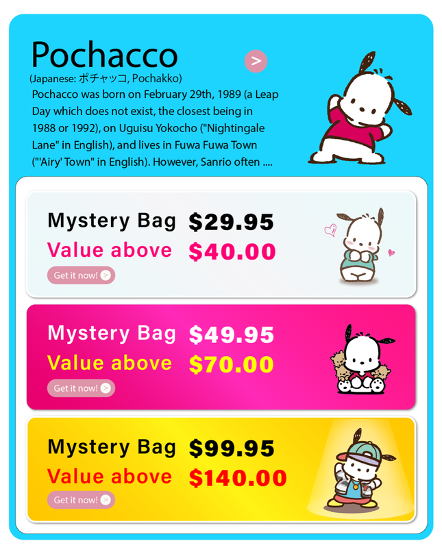 Pochacco Mystery Gift Box - Lillianna Gifts Australia